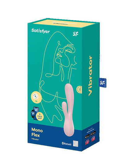 Mono Flex Silicone Vibrator Connect App Vibrators Satisfyer Pink