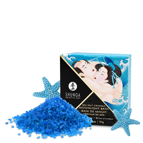 Moonlight Dead Sea Salt Bath Crystals Lubes and Massage Shunga 2.2 oz Ocean of Temptations