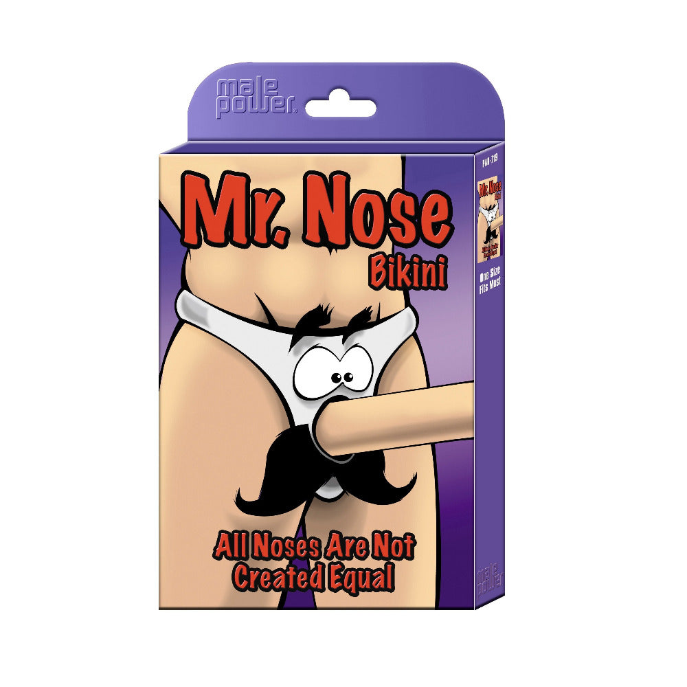Men’s Novelty Mr. Nose Bikini Briefs Lingerie Male Power One Size