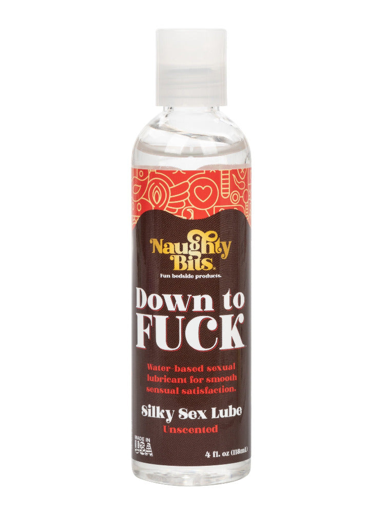Down To Fuck Silky Water Based Lubricant Lubes and Massage CalExotics 4 fl oz. 