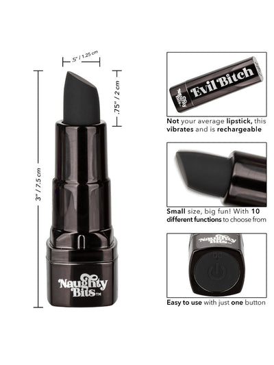 Naughty Bits Evil Bitch Lipstick Vibrator Vibrators CalExotics 