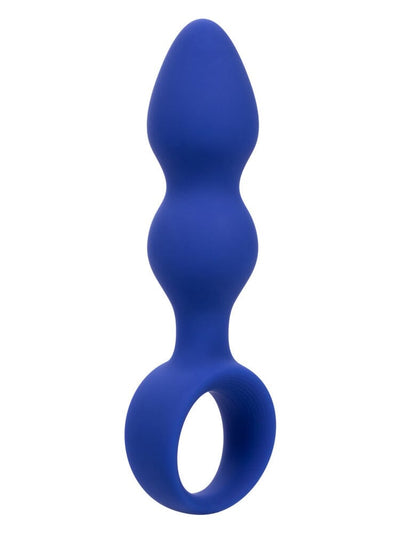 Admiral Advanced Silicone Beaded Anal Probe Anal Toys CalExotics Blue