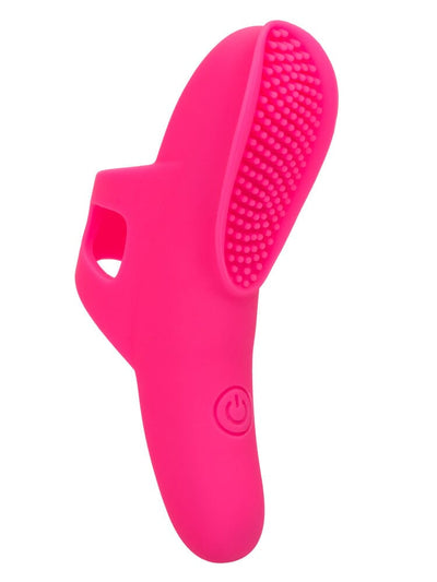 Neon Vibes The Nubby Finger Teaser Vibe Vibrators CalExotics Pink