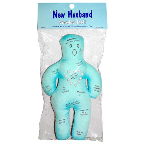 Bride-To-Be New Husband Novelty Voodoo Doll Novelties and Games Kheper Games Blue