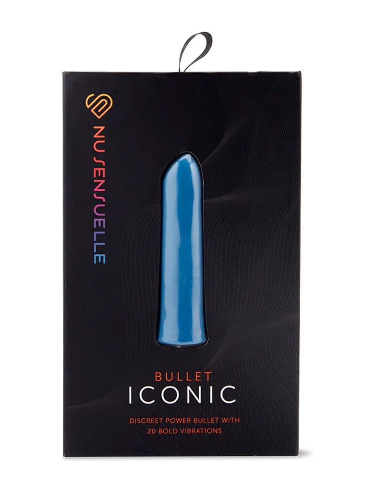 Iconic Rechargeable Clitoral Bullet Vibrators Nu Sensuelle Deep Turquoise