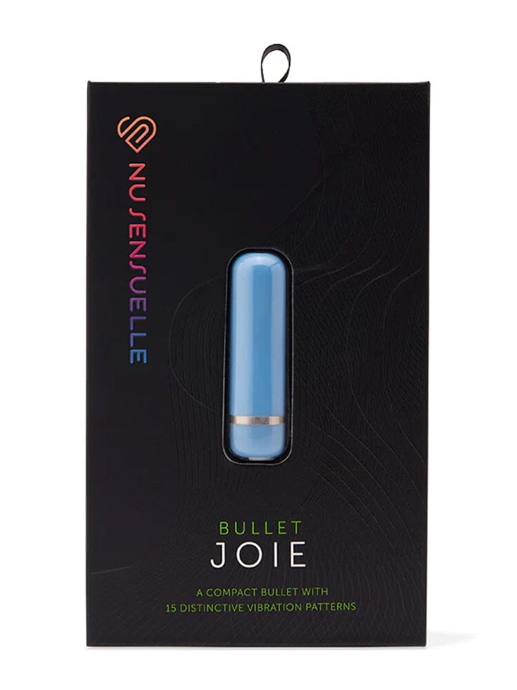 Joie Rechargeable Pocket-Sized Bullet Vibrators Nu Sensuelle Blue