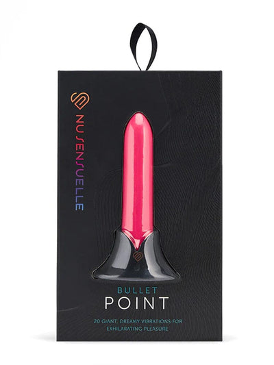 Point Silicone Rechargeable Bullet Vibrator Vibrators Nu Sensuelle Pink