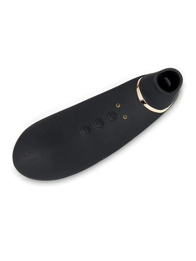 Triple Action Rechargeable Suction Vibrator Vibrators Nu Sensuelle Black/18K Gold