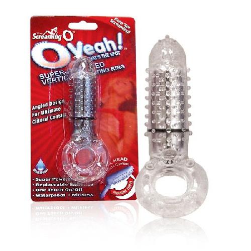 Oh Yeah Vibrating Cock Ring More Toys Screaming O Clear