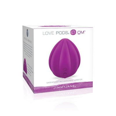 Love Pods OM Rechargeable Massage Vibrator Vibrators JimmyJane Purple