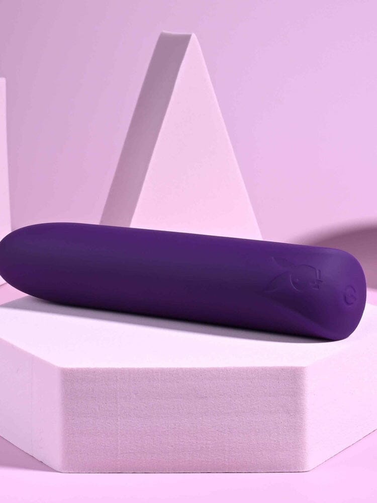 One & Only Flexible Silicone Classic Bullet Vibrators Playboy Purple