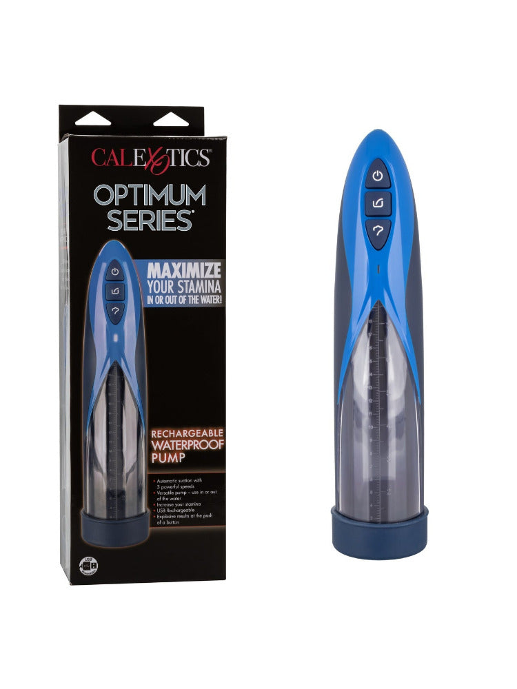 Optimum Rechargeable Waterproof Penis Pump More Toys CalExotics 