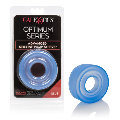 Optimum Series Advanced Pump Sleeve More Toys CalExotics Blue 