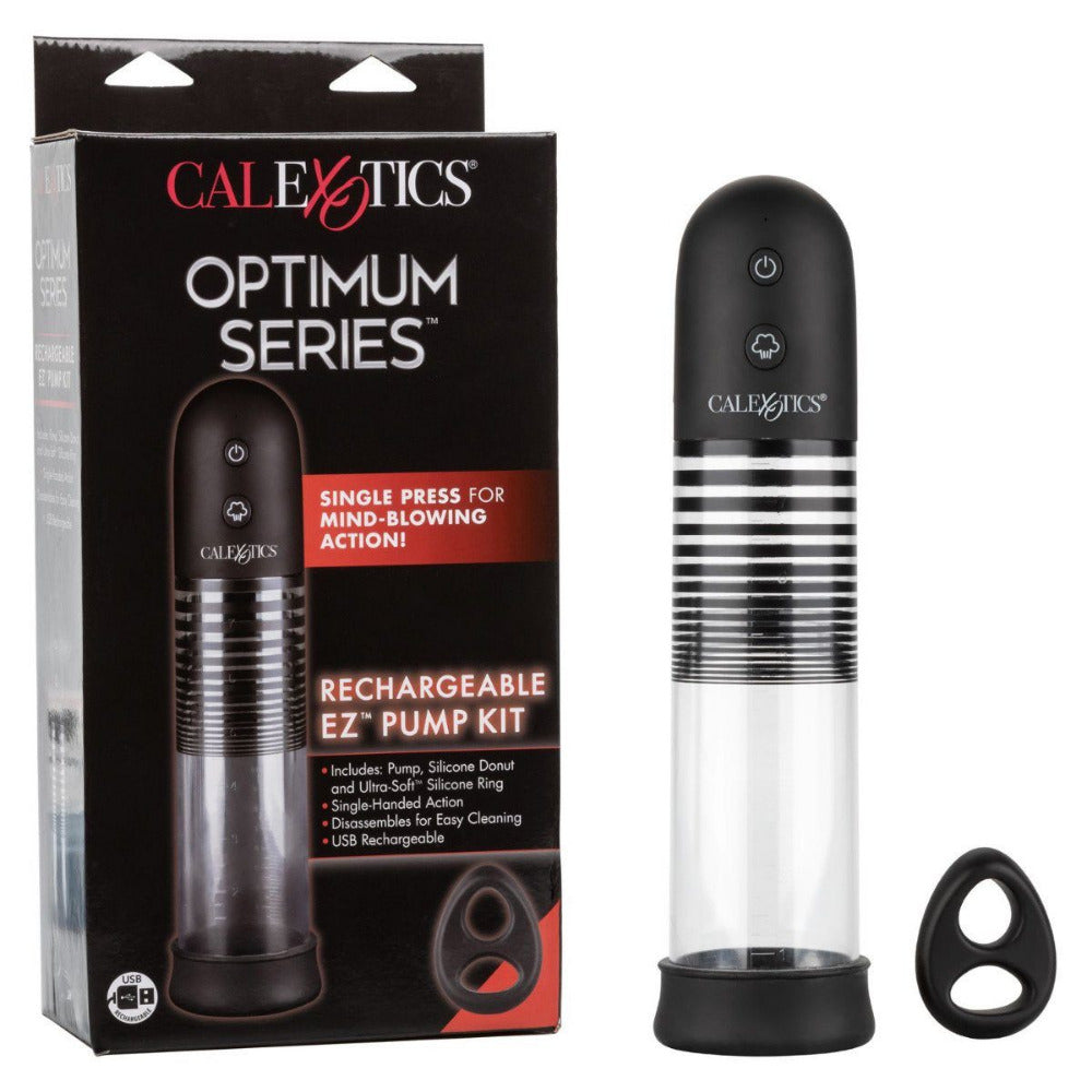 Optimum Series Rechargeable EZ Pump Kit More Toys CalExotics 
