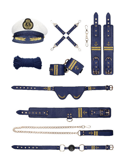 OUCH! Sailor Bondage Restraint Kit Bondage & Fetish Shots America Navy Blue
