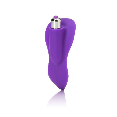 Panty Play Wearable Clitoral Stimulator More Toys Tantus Silicone Purple/Silver
