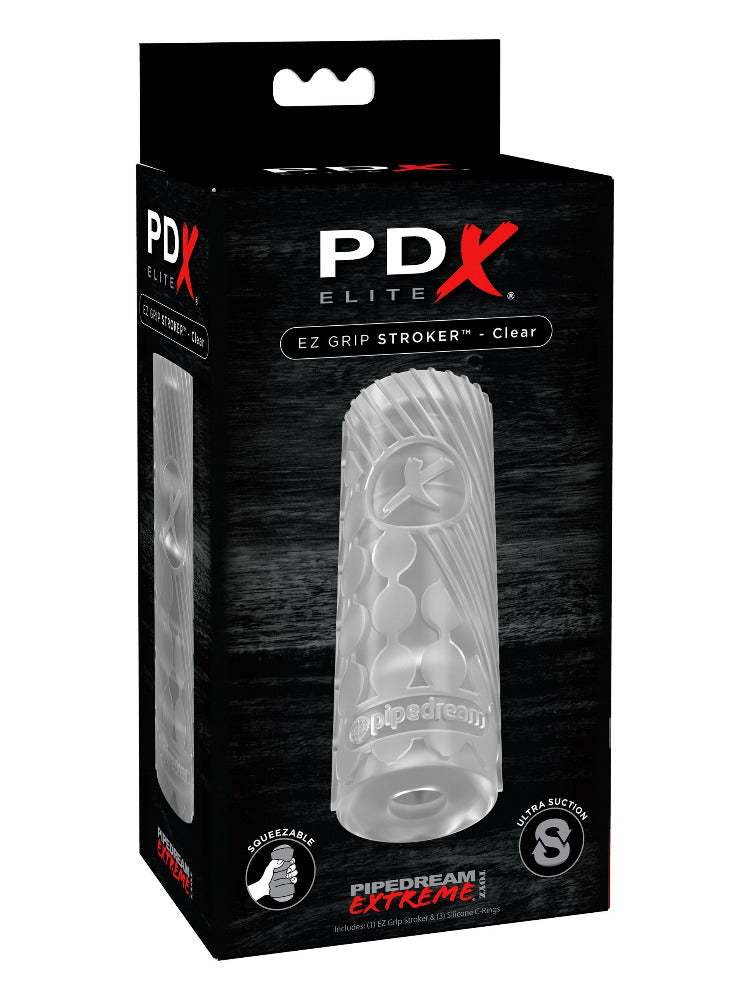 PDX EZ Grip Ultra Suction Stroker Masturbators Pipedream Products