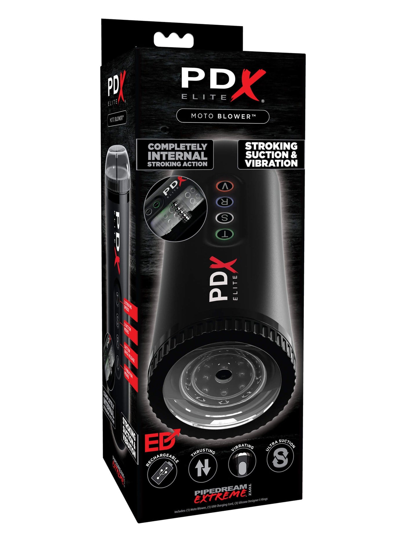 PDX Elite: Moto Blower Masturbator Masturbators Pipedream Products 