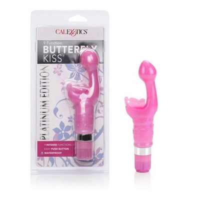 Butterfly Kiss Platinum Edition Vibrator Vibrators CalExotics Pink