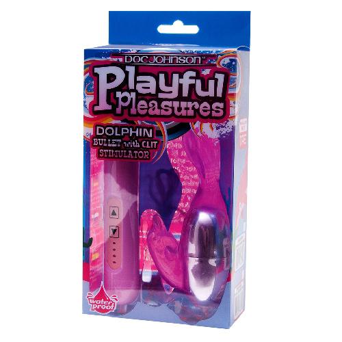 Playful Pleasures Dolphin Bullet Vibrators Doc Johnson