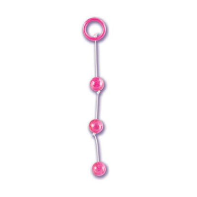 Pleasure Spheres Seamless Anal Beads Anal Toys California Exotic Novelties Pink