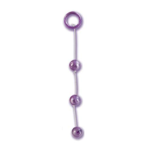 Pleasure Spheres Seamless Anal Beads Anal Toys California Exotic Novelties Purple 