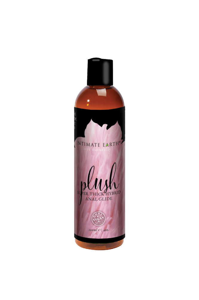 Plush Super-Thick Hybrid Anal Glide Lubes and Massage Earthly Body 4 oz.