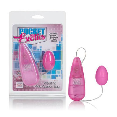 Pocket Exotics Egg Bullet & Remote Vibrators CalExotics Pink 