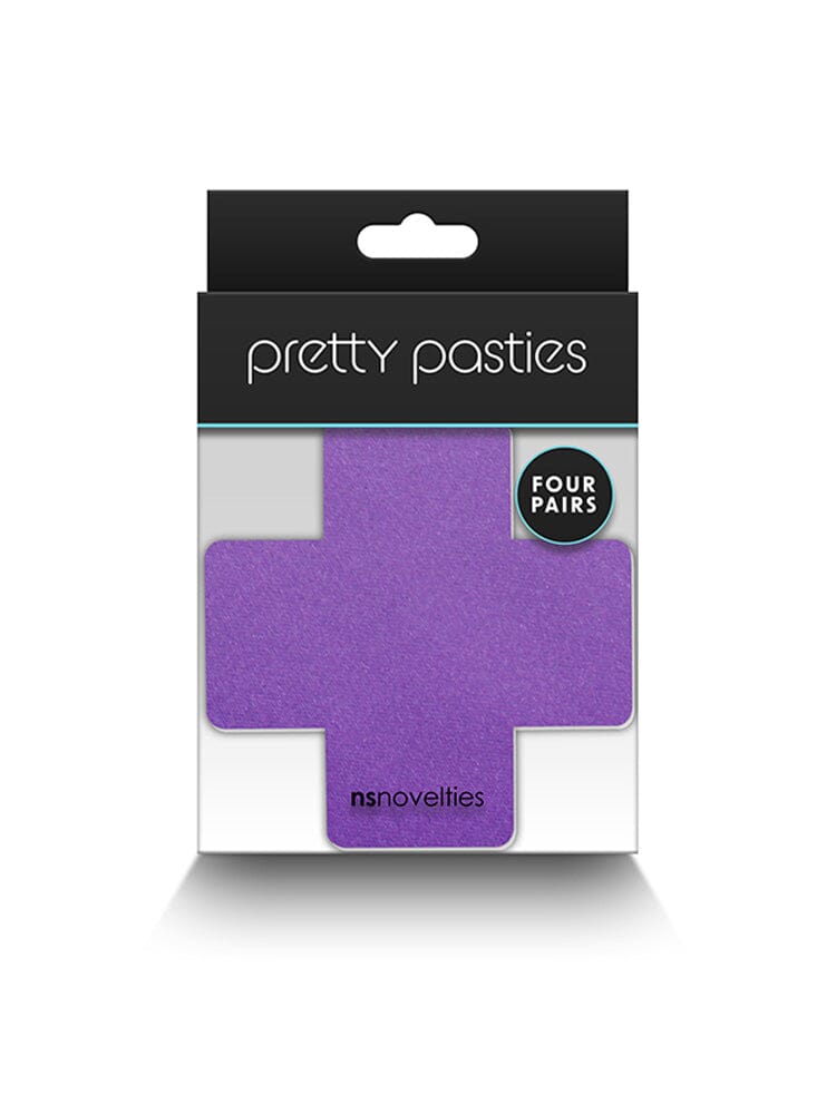 Pretty Pasties 4 Set Cross I Nipple Covers Lingerie NS Novelties Assorted