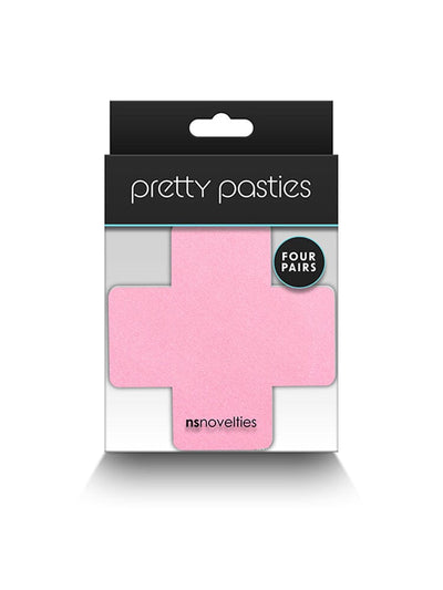 Pretty Pasties 4 Set Cross II Nipple Covers Lingerie NS Novelties Assorted