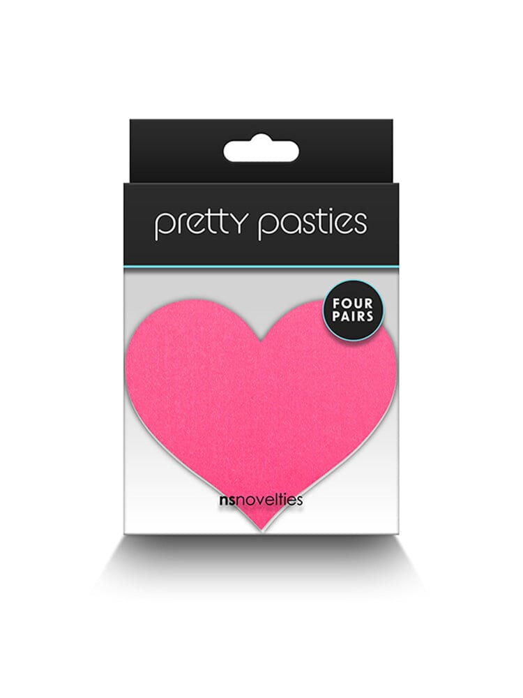 Pretty Pasties 4 Set Heart II Nipple Covers Lingerie NS Novelties