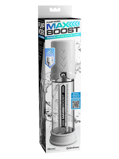Pump Worx P3 Action Max Boost Penis Pump More Toys Pipedream Products White 