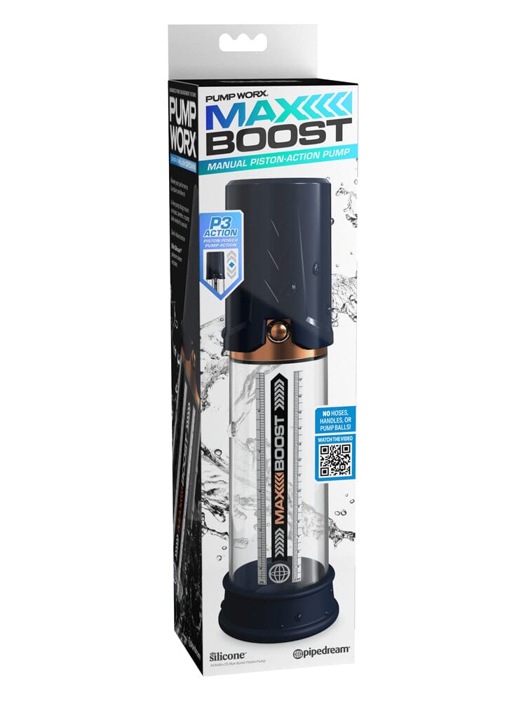 Pump Worx P3 Action Max Boost Penis Pump More Toys Pipedream Products Blue