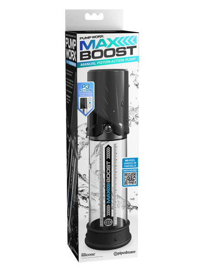 Pump Worx P3 Action Max Boost Penis Pump More Toys Pipedream Products Black