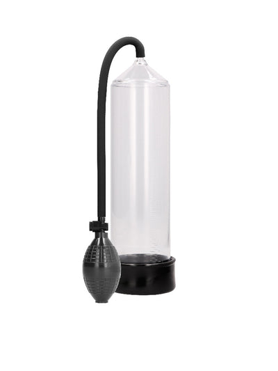 PUMPED: Classic Penis Balloon Pump More Toys Shots America Clear/Black
