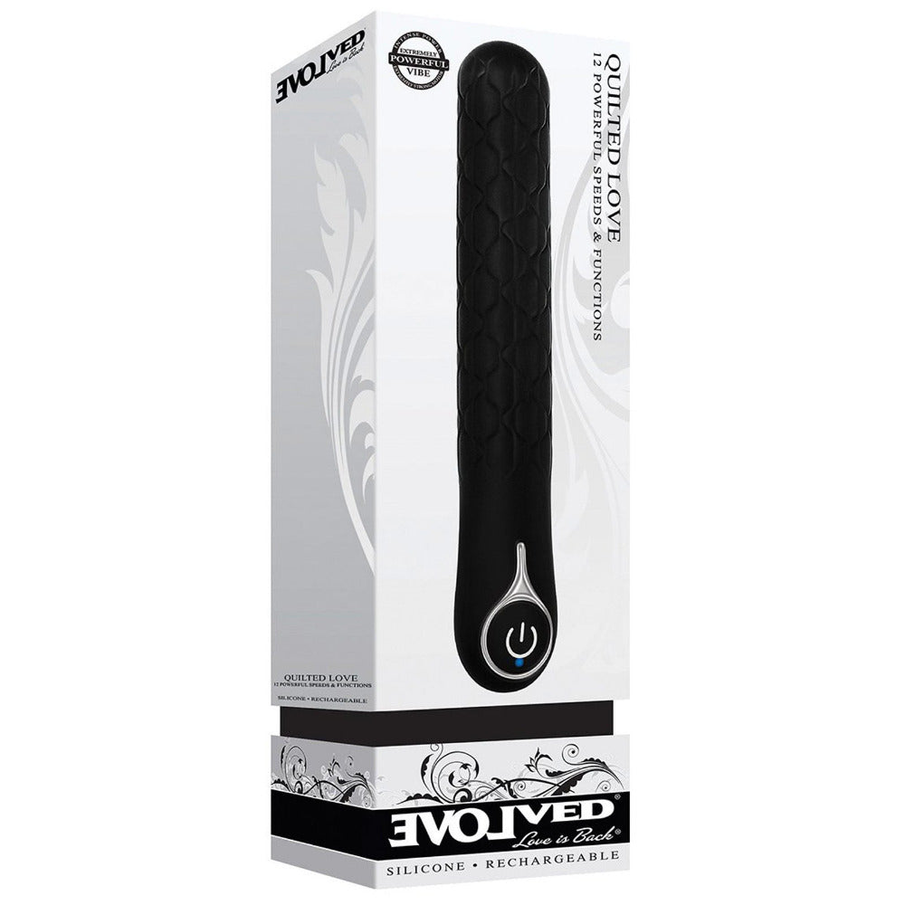 Quilted Love Silicone Classic Vibrator Vibrators Evolved Novelties 