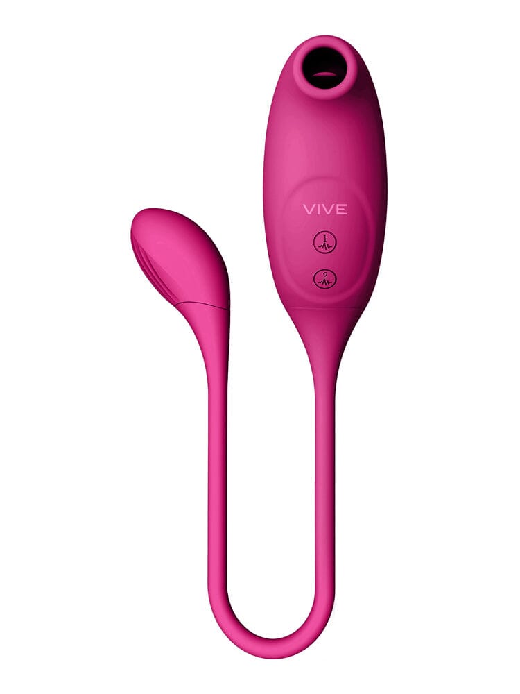 VIVE Quino Touchless Air Wave Egg Vibrator Vibrators Shots America Pink