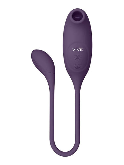 VIVE Quino Touchless Air Wave Egg Vibrator Vibrators Shots America Purple