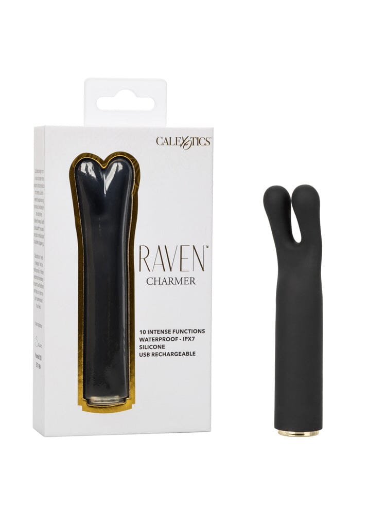 Raven Charmer Compact Teaser Clitoral Vibe Vibrators CalExotics Black