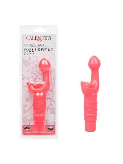 Butterfly Kiss Rechargeable G-Spot Vibrator Vibrators CalExotics Pink