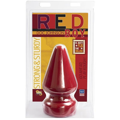 Red Boy The Challenge XL Butt Plug Anal Toys Doc Johnson