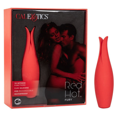Red Hot Fury Rechargeable Massager Vibrators CalExotics 