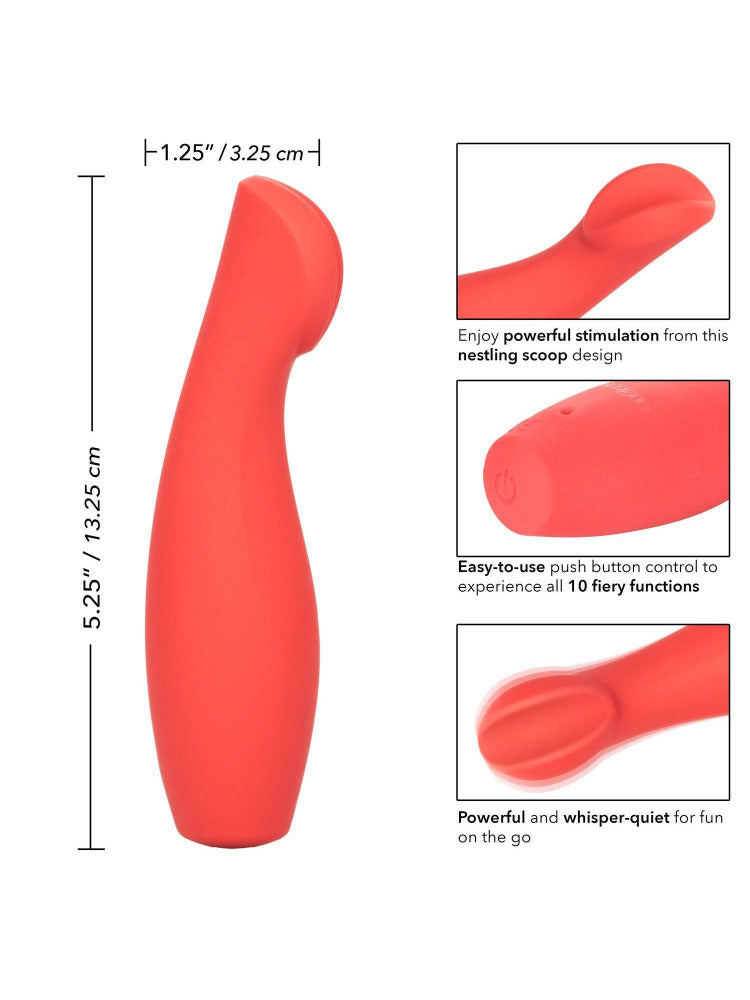 Red Hot Ignite Rechargeable Massager Vibrators CalExotics 