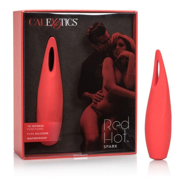 Red Hot Spark Rechargeable Massager Vibrators CalExotics