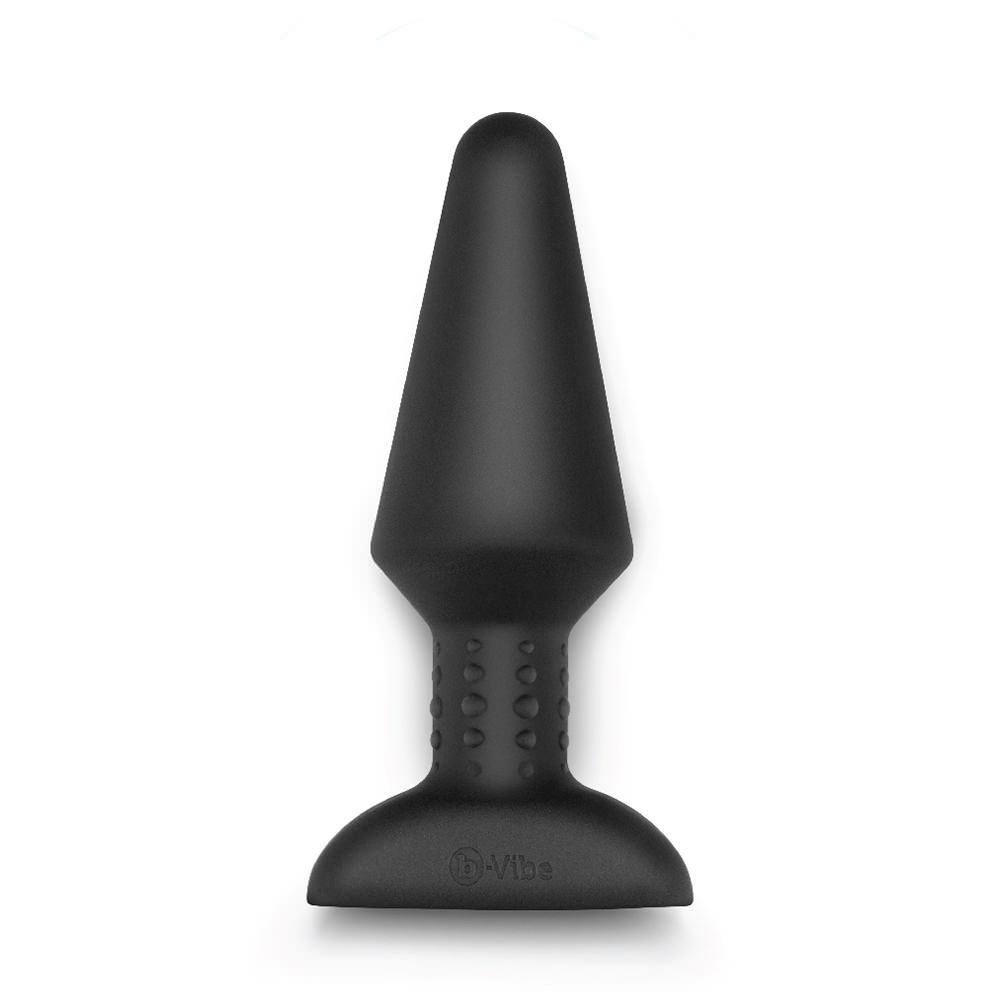 Rimming Plug XL Remote Silicone Butt Plug Anal Toys B-Vibe Black
