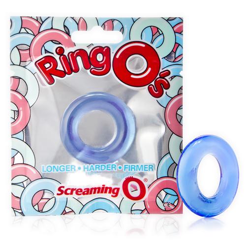 Screaming O RingO Stretchy Penis Ring More Toys Screaming O Blue