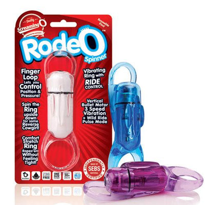 RodeO Spinner Vibrating Cock Ring More Toys Screaming O 