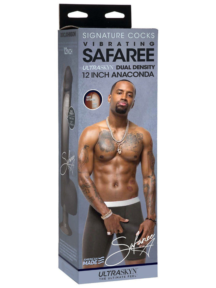 Signature Cocks Safaree Samuels Dildo Dildos Doc Johnson Chocolate 12"