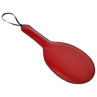Saffron Ping-Pong Vegan Leather Paddle Bondage & Fetish Sportsheets International Red