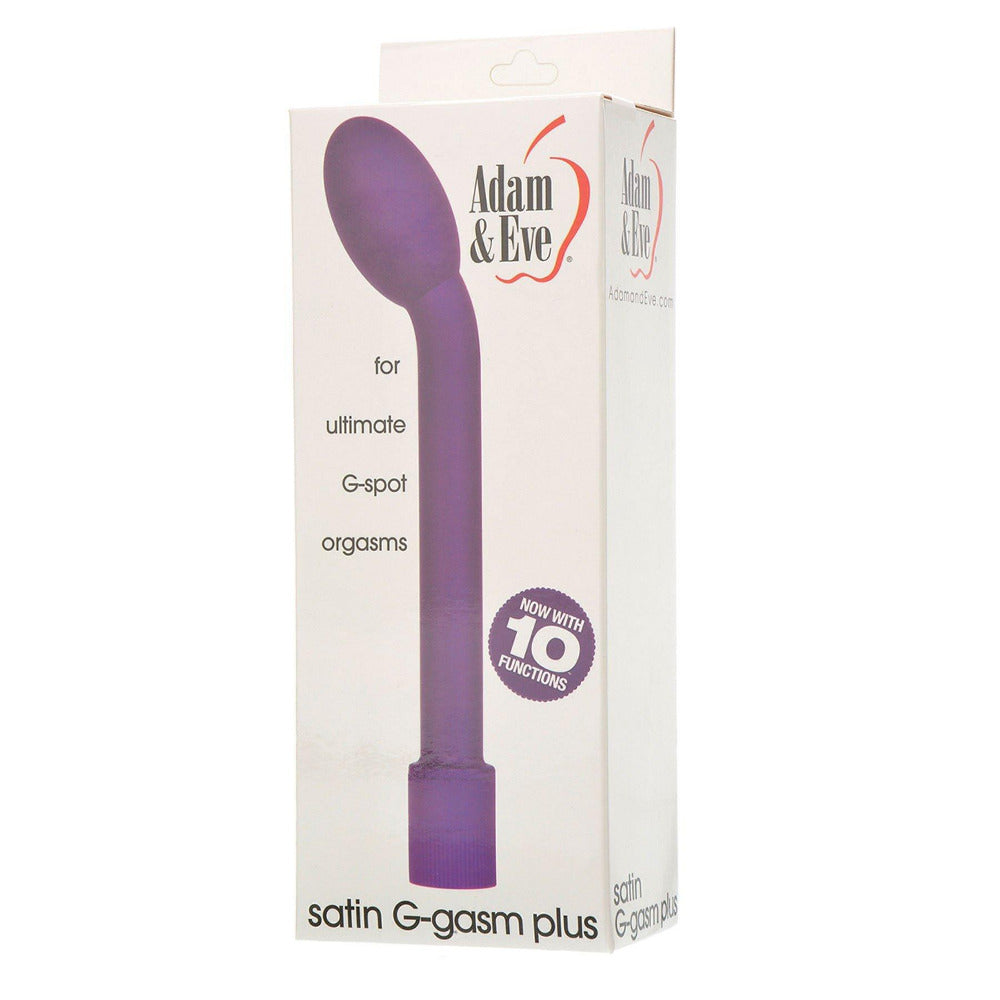 Satin G-gasm Plus G-Spot Classic Vibrator Vibrators Adam & Eve Purple